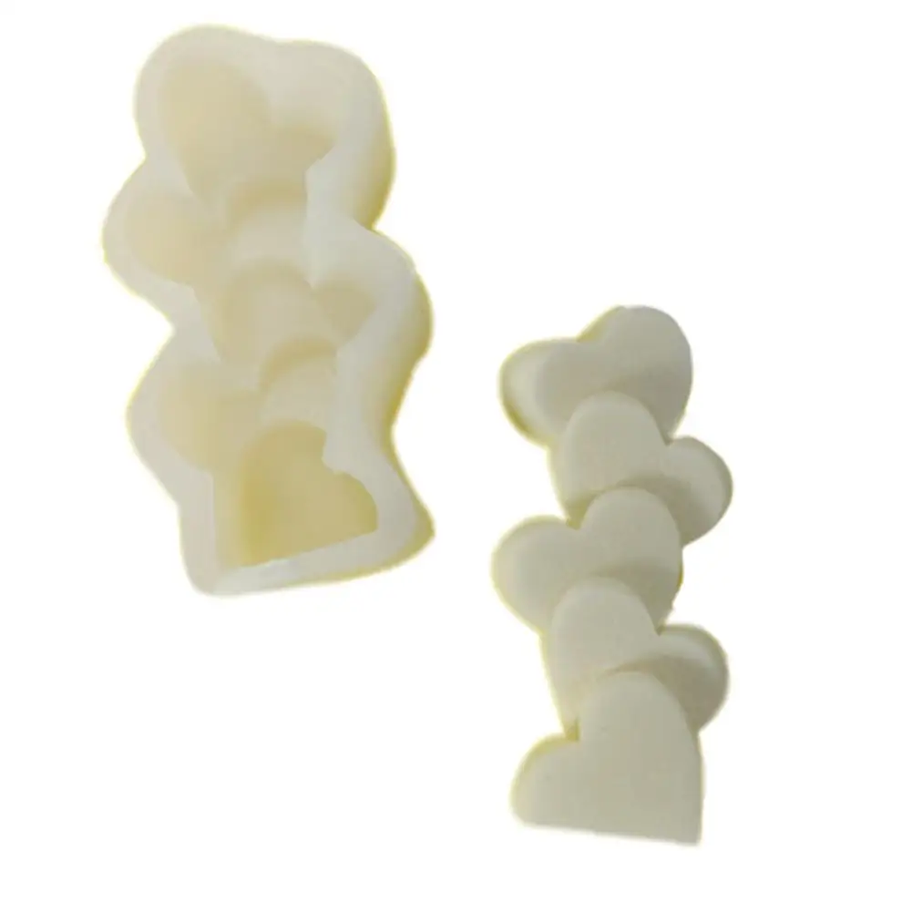 

Силиконовая 3D форма в форме сердца, легко снимаемая форма в виде растения, сердца для самостоятельного изготовления кондитерских изделий, к...