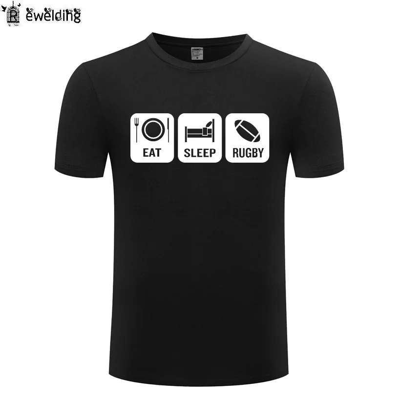 

Eat Sleep Team Player Funny T Shirt Men Cotton Short Sleeve Tshirt Streetwear Fitness T-Shirt for Men Women Tops Tees New