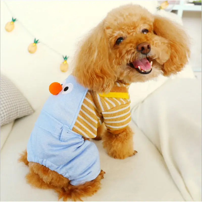 Теплые осенние костюмы для собак Домашние животные кошки собаки одежда Чихуахуа