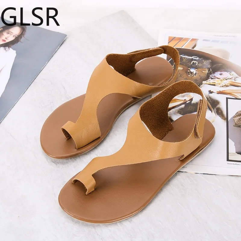 

Women's shoes 2021 summer fashion sandals flat shoes lazy casual shoes magic stick net red shoes large size 43