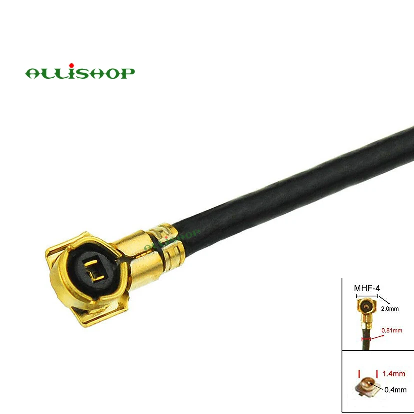 10 шт. MHF4 к RP SMA IPEX U.FL IPX MHFIV гнезду для Mini PCI 0 81 мм 7260NGW 8260NGW M2 карты Intel Беспроводная