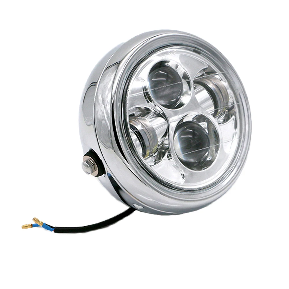 Мотоциклетная универсальная передняя фара дальний и ближний свет светодиодная