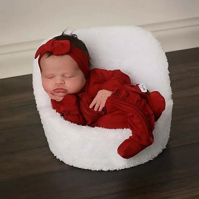 Комбинезон для новорожденных с длинным рукавом на молнии|Ромперы| |