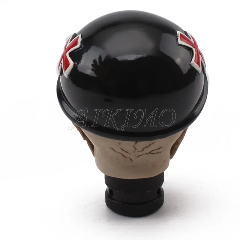 Ручка переключения передач с железным шлемом и черепом ручка передач|Ручка