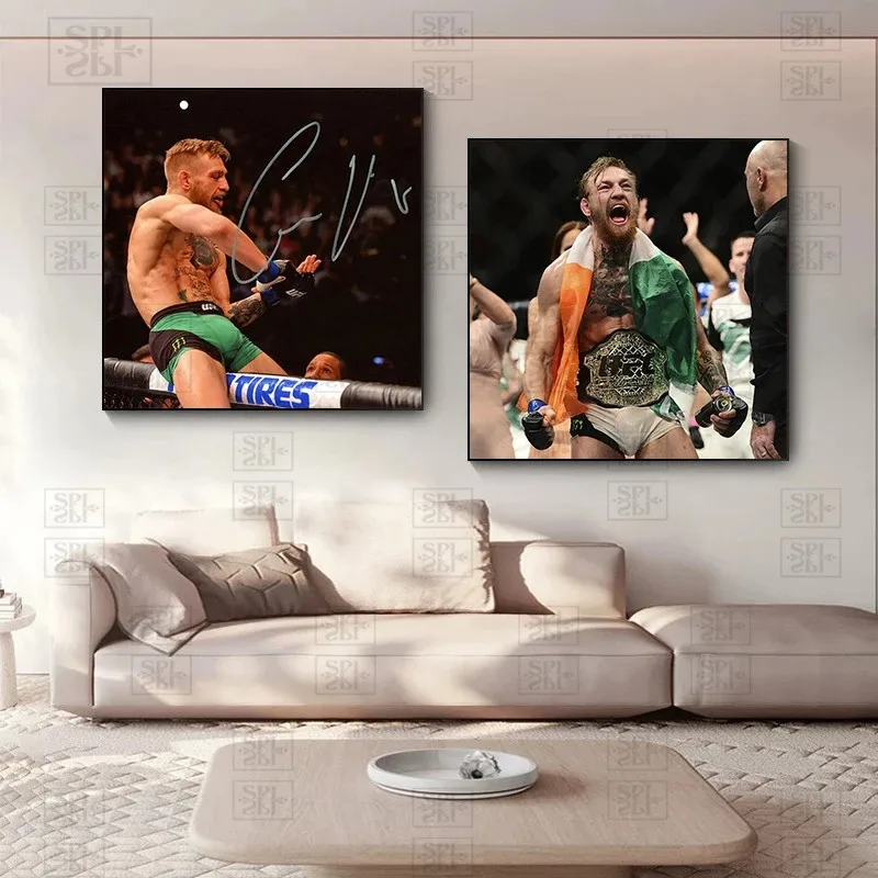 Conor Mcgregor плакаты ирландский Пернатый вес Чемпионат Холст Картина современное