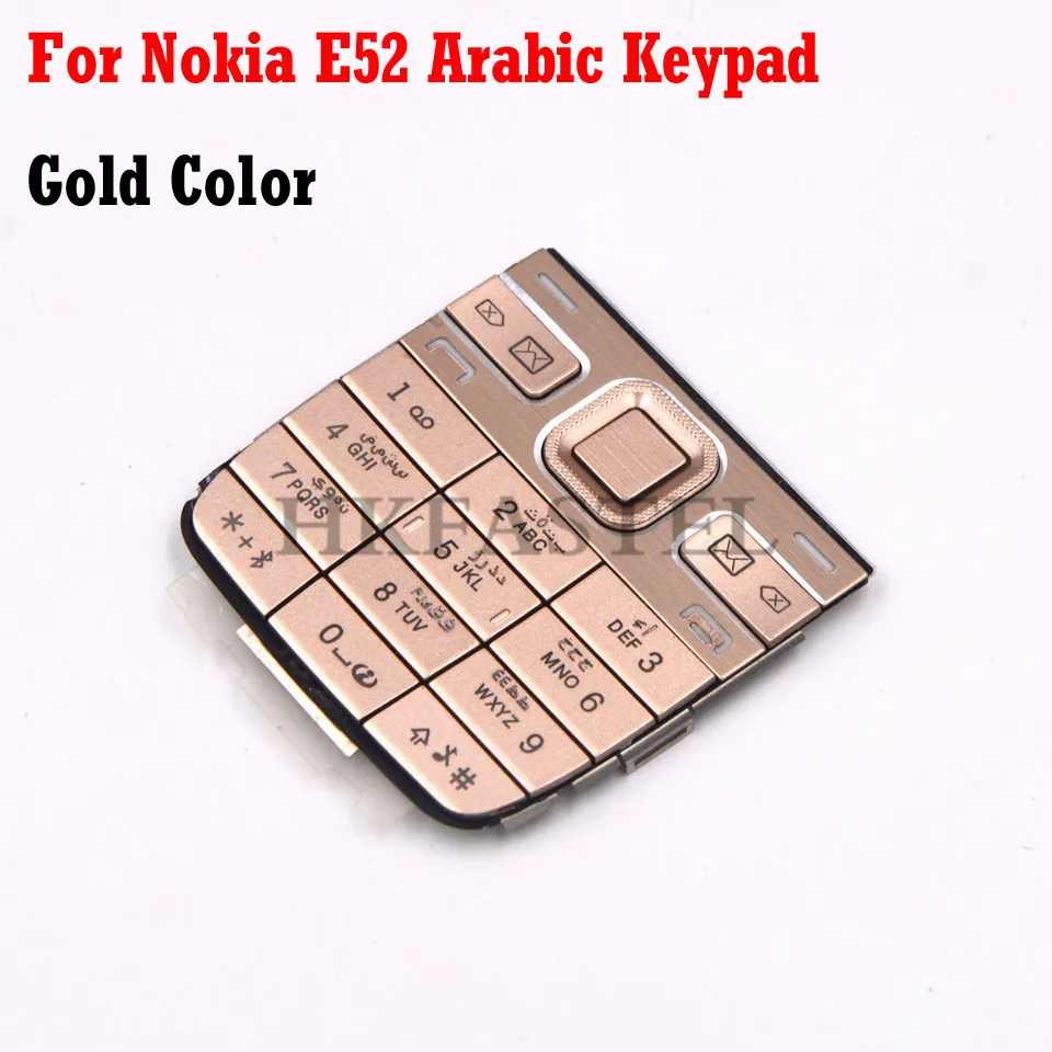Клавиатура для Nokia E52 мобильный телефон сменный корпус черная серебристая