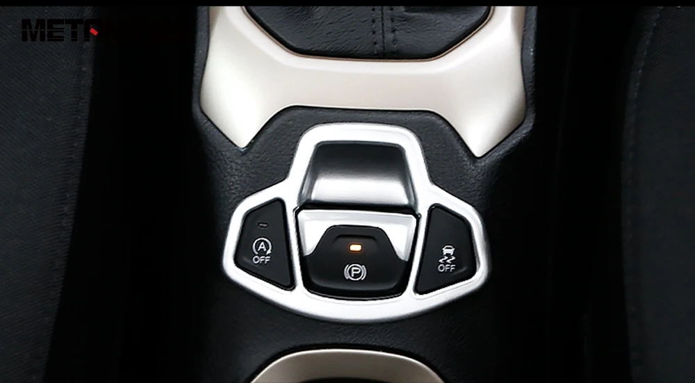 Матовая кнопка управления ручным тормозом для Jeep Renegade 2014 2017 2018 2019 декоративная