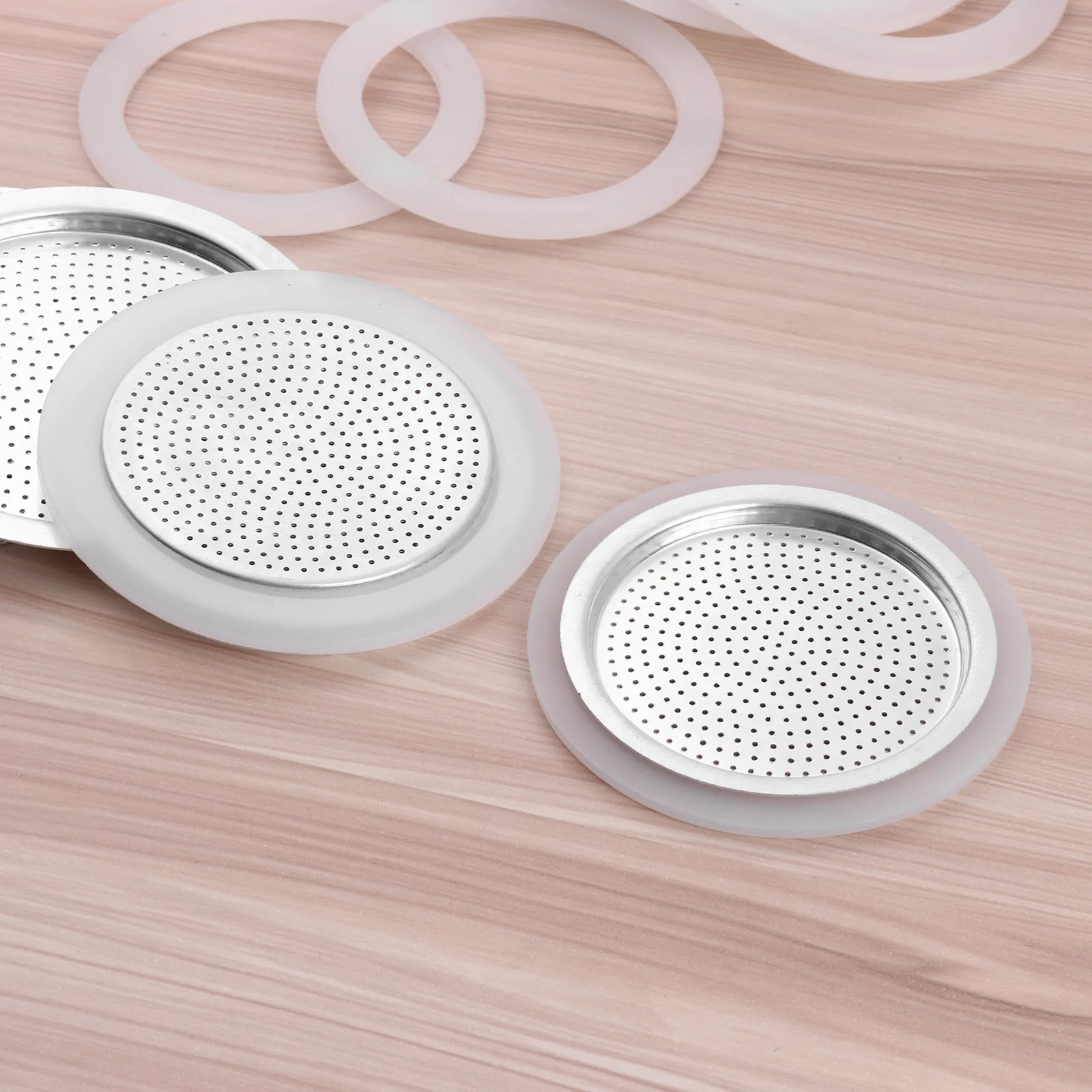 Алюминиевая прокладка фильтрующая пластина и силиконовое гелевое кольцо