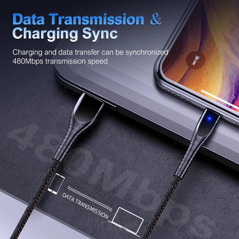 5A кабель с разъемом USB Type-C для Huawei P30 P20 Mate 20 Pro Supercharge провод Samsung Galaxy S10 Xiaomi быстрой