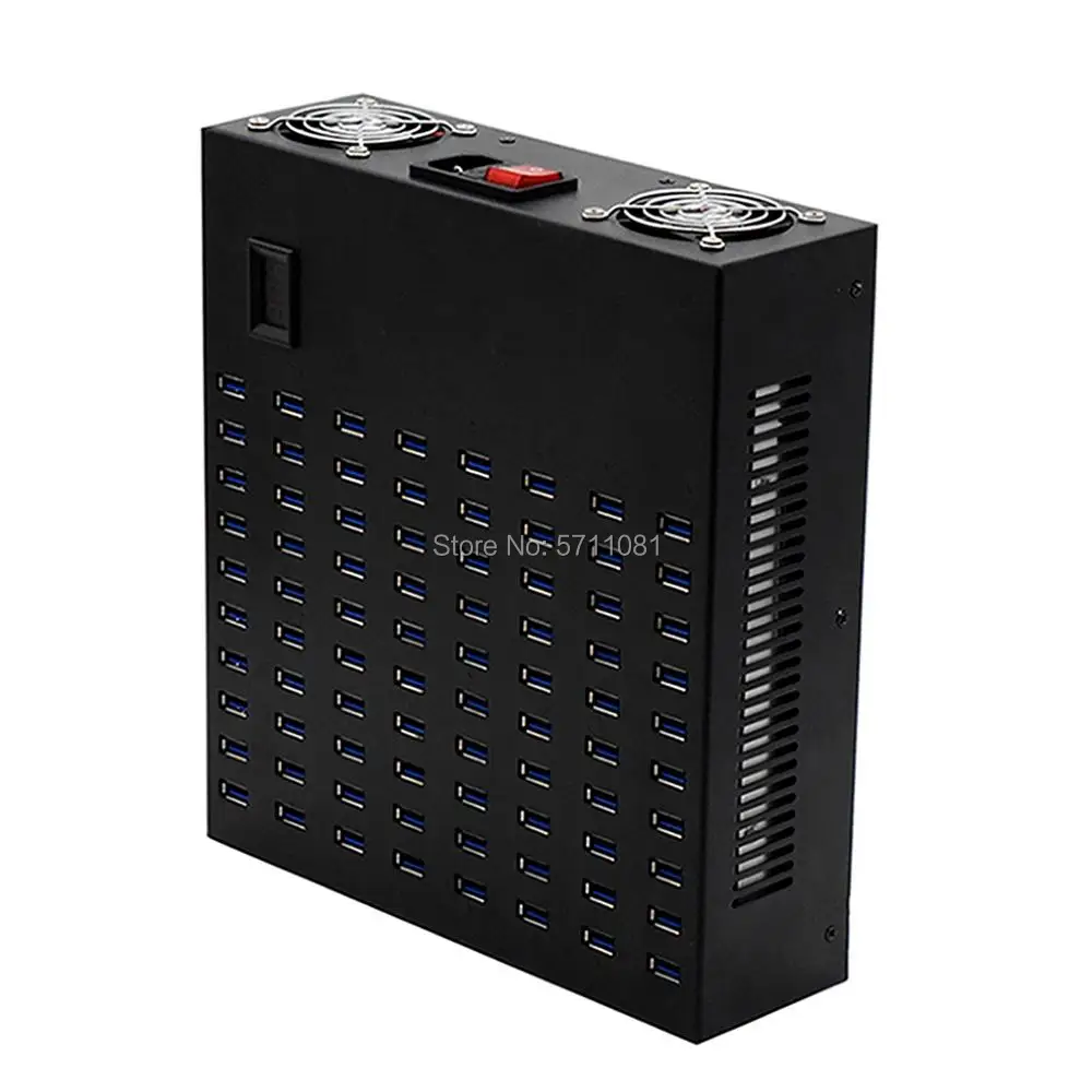 

Зарядная станция с 80 USB-портами, 600 Вт