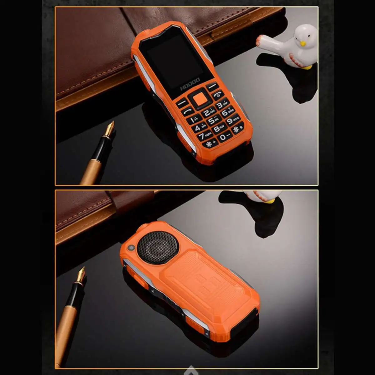 NEW Mobile Phone 1.8inch 2 SIM Card Standby Flashlight 6800mah Power Bank Music Player Video Recorder Big Voice CellPhone | Мобильные
