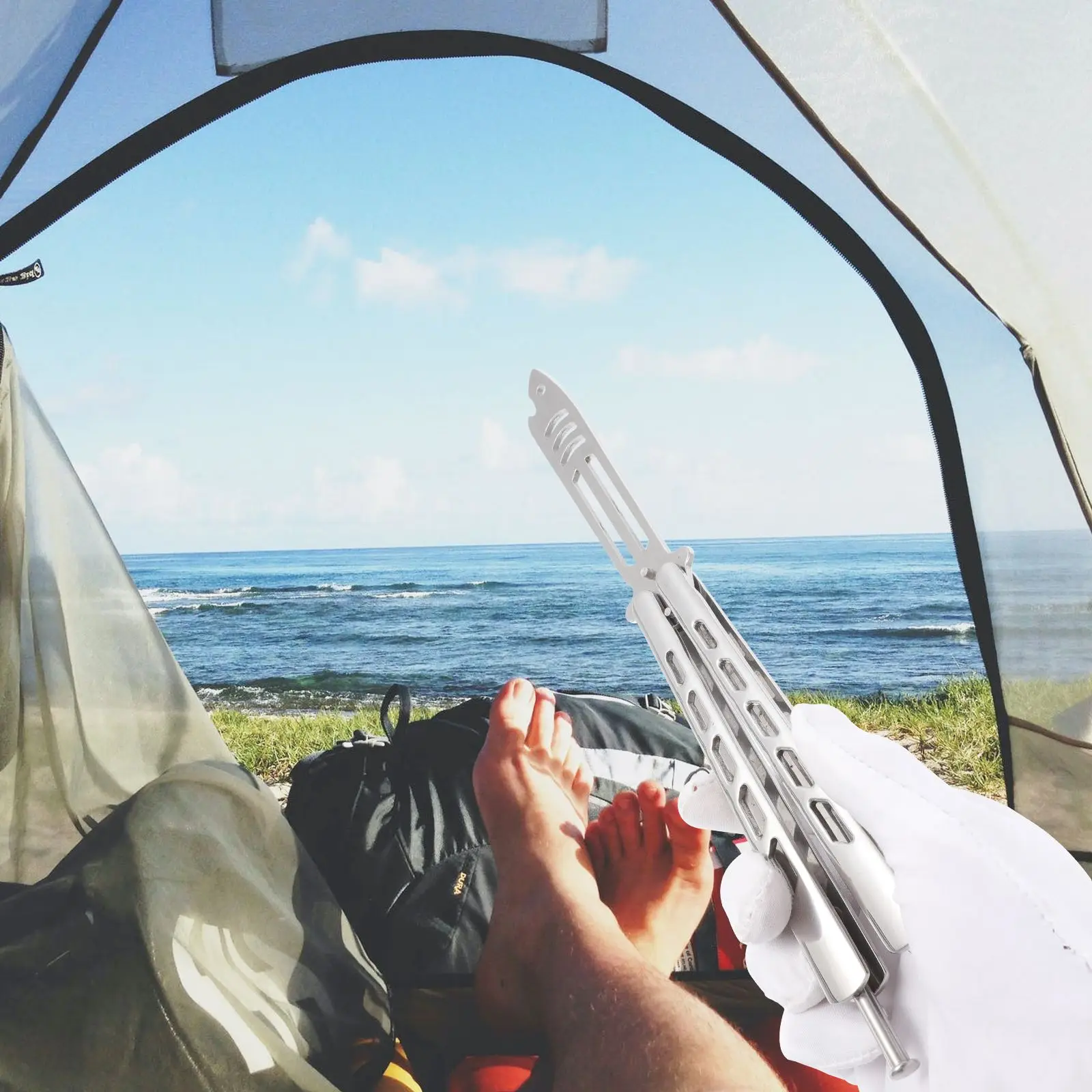 1 шт. тренировочный резак для бабочек тренировок из нержавеющей стали тупый с