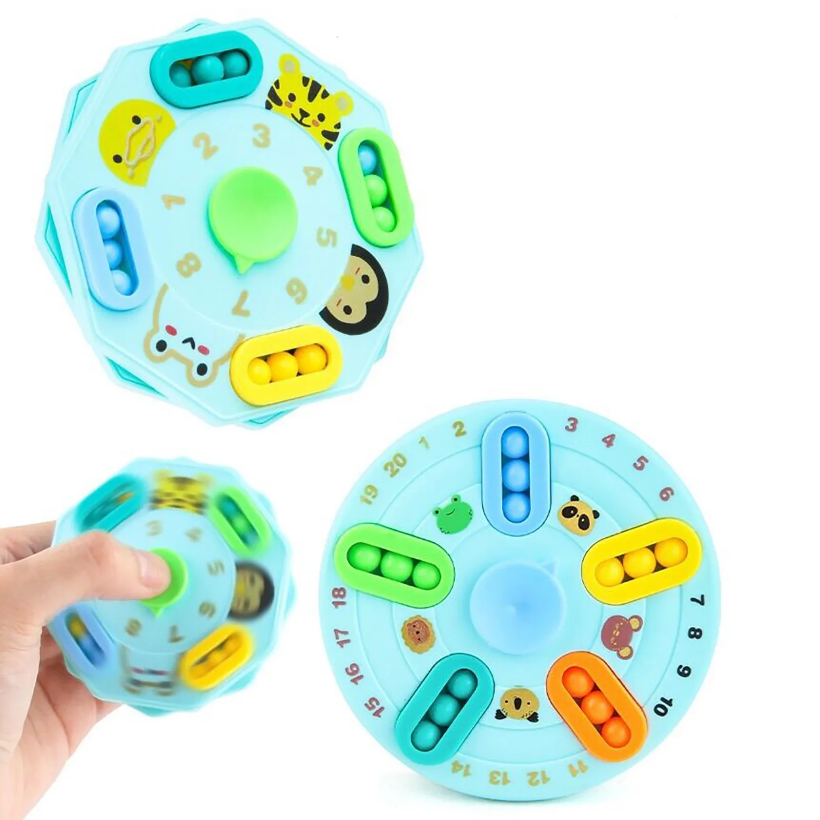 

Rotating Magic-bean Fingertip Stress Relief Intelligence Educational Toys Stress Reliever Sensory Decompression Stress Reliever
