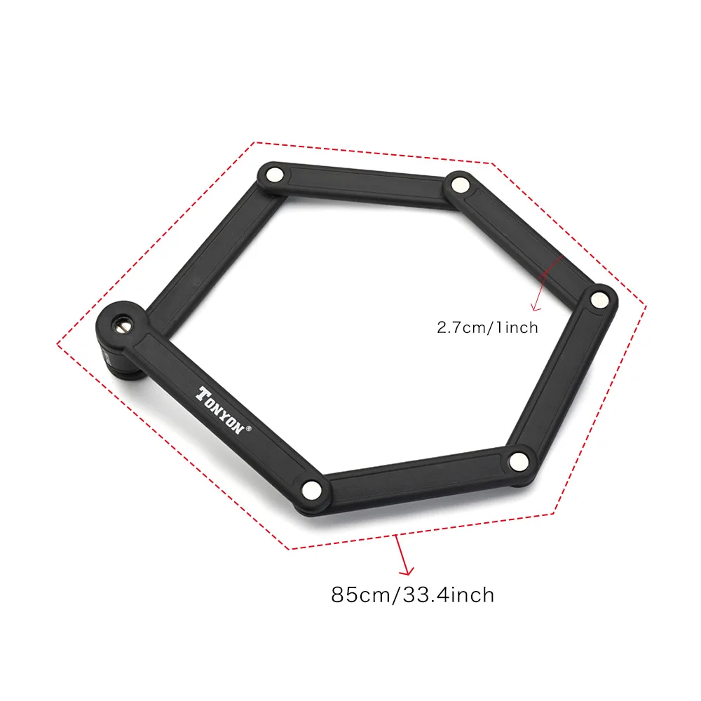Складной Противоугонный велосипедный замок сплав прочный защитный складной для