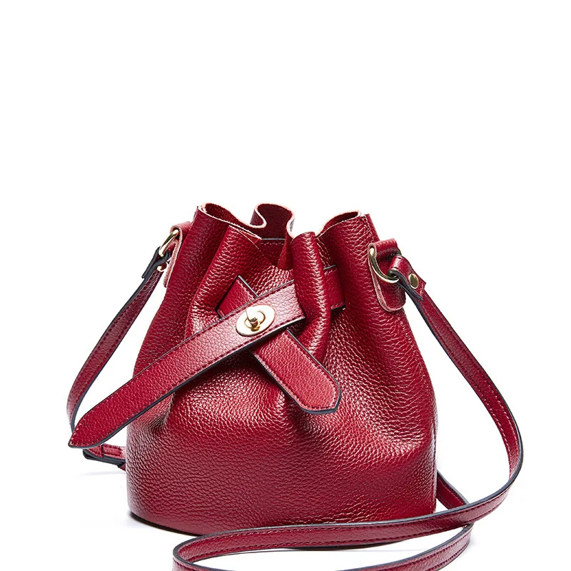 

Women Bag 2020 Genuine Leather Lychee Pattern Cowhide Fashion Designer Luxury New Handbags Crossbody Messenger Shoulder Bags