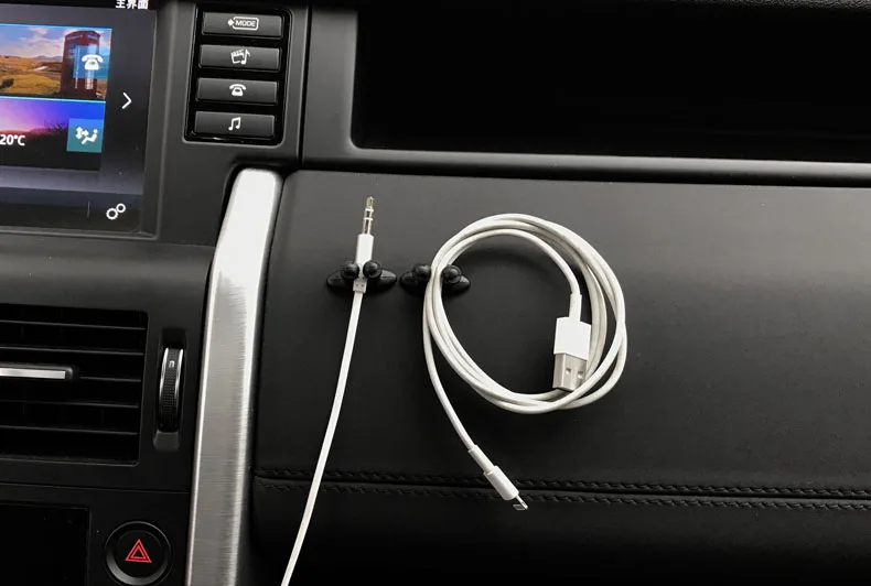 8 шт. автомобильный фиксатор для фиксации проводов органайзер наклейка ford focus mk2 vw