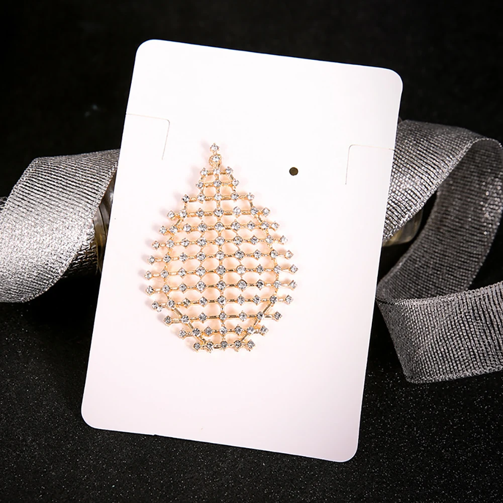 1 шт. элегантные женские серьги подвески стразы для вечеринки банкета ювелирные