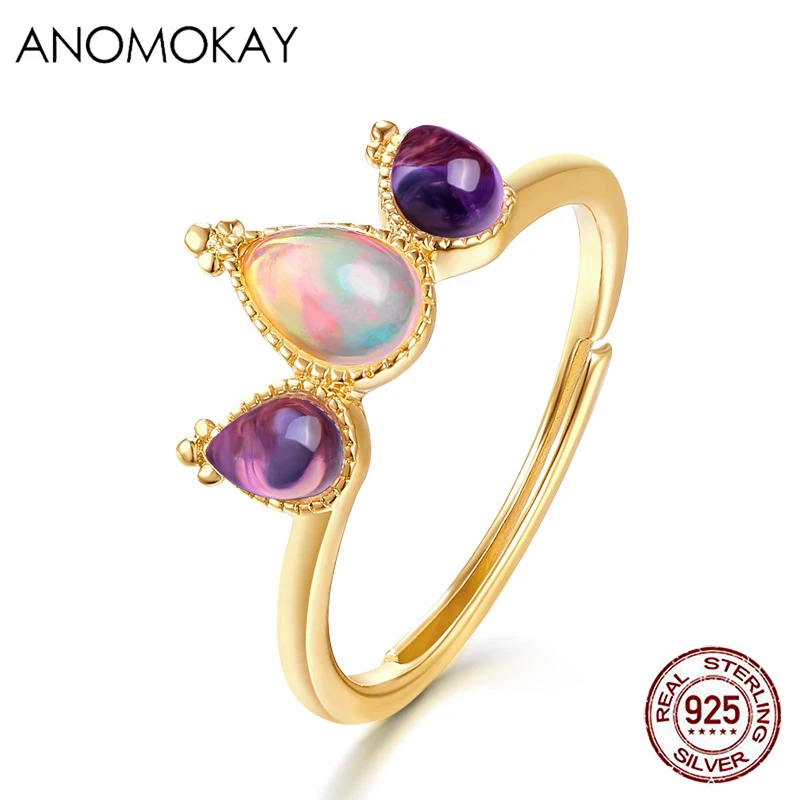 Кольцо женское из серебра 925 пробы с изменяемым размером|Кольца| |