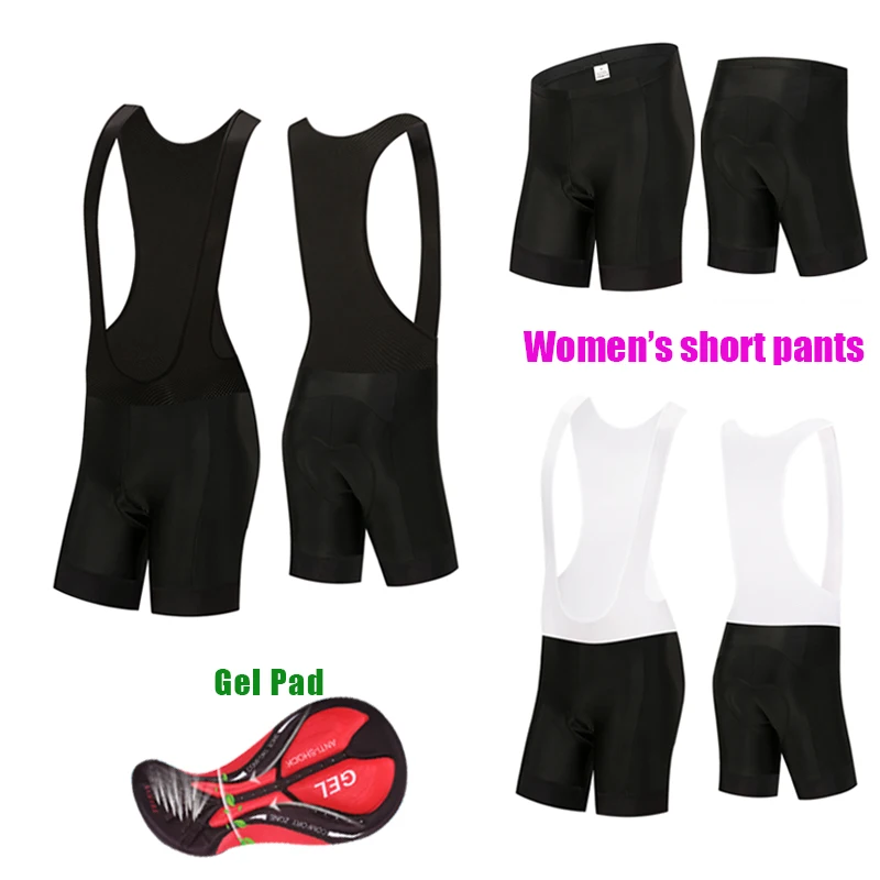 

Women Summer Cycling BIB Shorts Gel Pad Lycra Biker Pants Sport Racing Bike Tights Female Cyclist Culottes MTB Bicycle Ciclismo