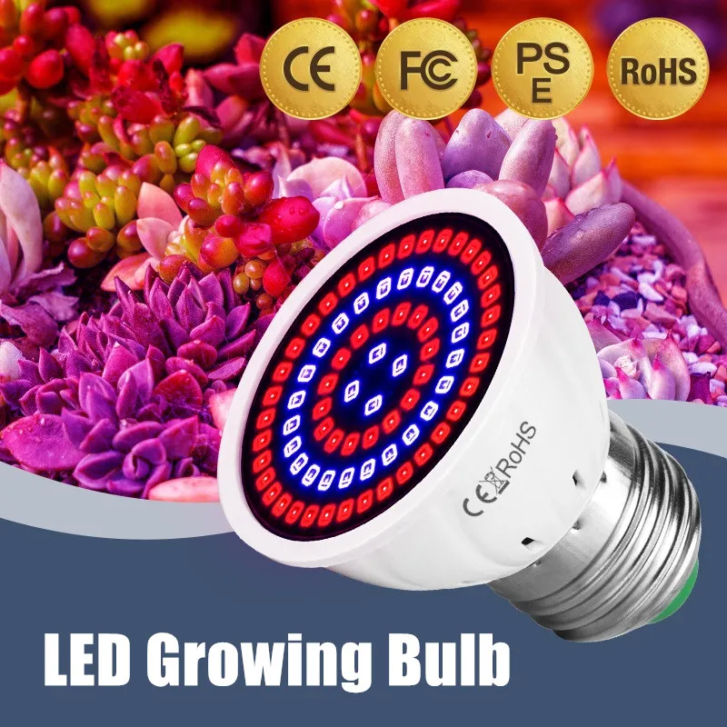 Ing Grow Lights Bulb For Plants E27 E14 Gu10 Mr16 B22 220v
