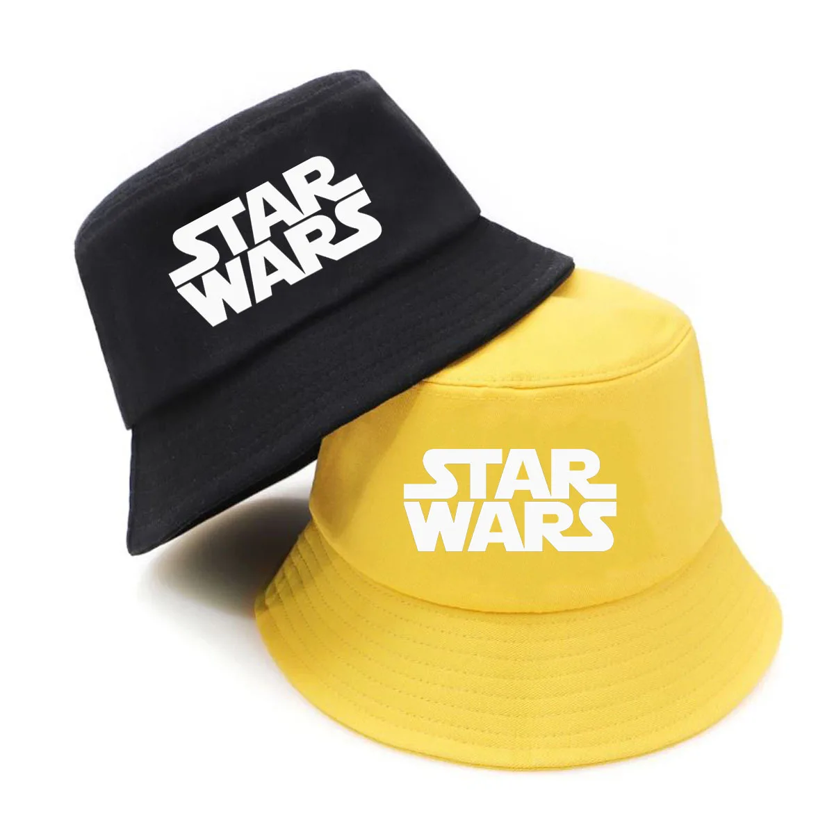

Disney Star Wars Anime Cotton Fisherman Hat Sun Hat Basin Hat Cap Circumference 56-58cm Flat Top Printing Birthday Gifts