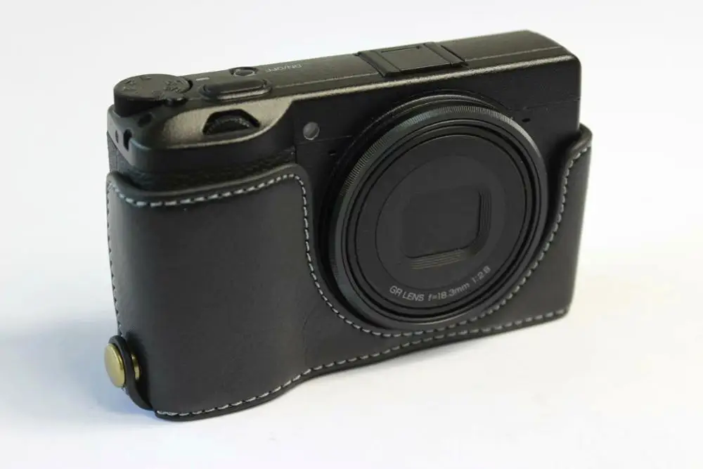 Чехол из натуральной кожи для камеры Ricoh GR III | Электроника