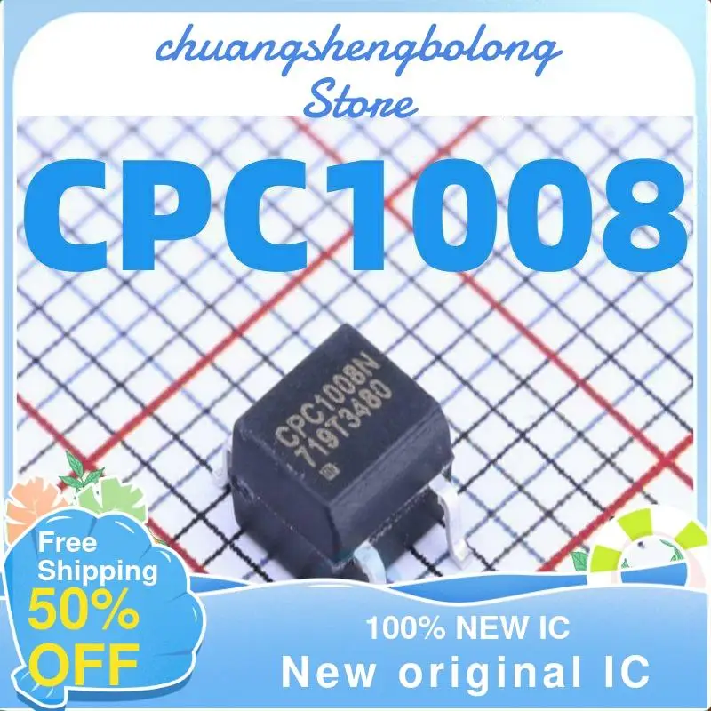 

10-200 шт., CPC1008 CPC1008N оптрон, твердотельное реле SOP-4, новое оригинальное IC