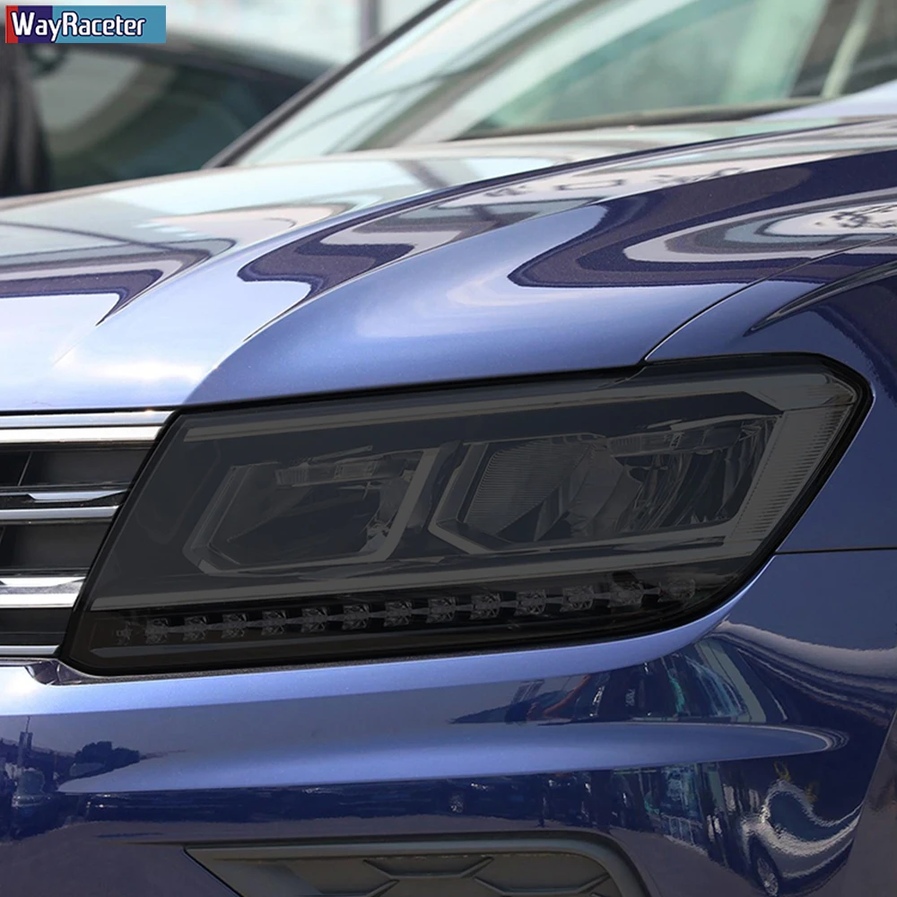 Car Headlight Protective Film Headlamp Transparent Black TPU Sticker For Volkswagen VW Tiguan 5N MK2 2017-Present Accessories Car Headlight Protective Film Headlamp Transparent Black TPU Sticker For Volkswagen VW Tiguan 5N MK2 2017-Present Accessories