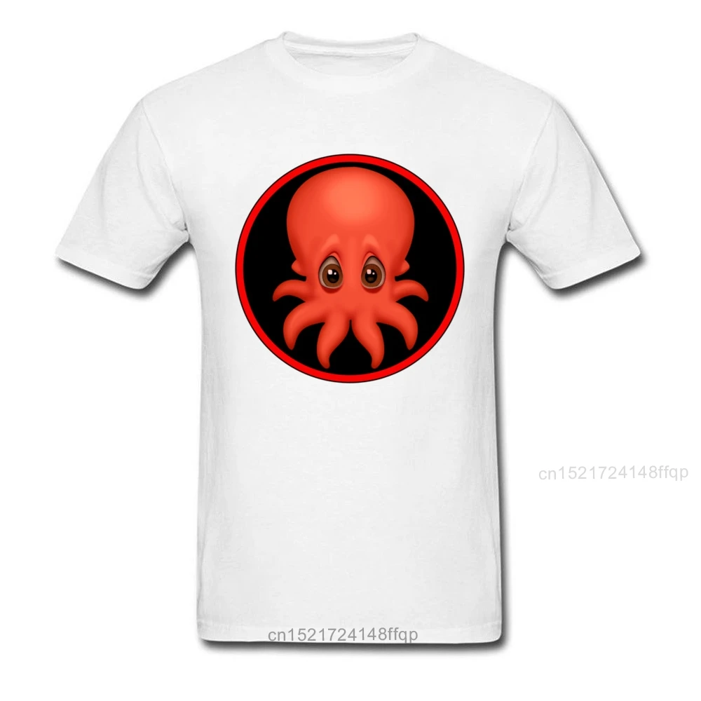 Новое поступление милая Мужская футболка с принтом Cthulhu черная Красная монстр