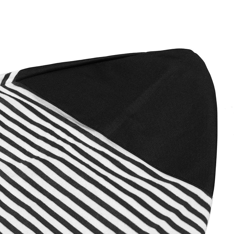 

2021 Hot Good Quality Elastic Surfboard Sock Striped SUP Board Sock Cover Protective Storage Bag Case Surfing Accessories