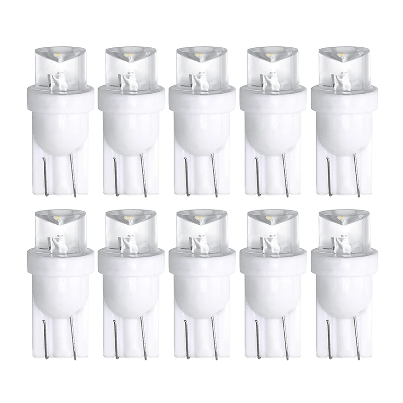 10x T10 автомобисветодиодный ОД 194 168 SMD W5W клиновидный боковой свет Автомобильный