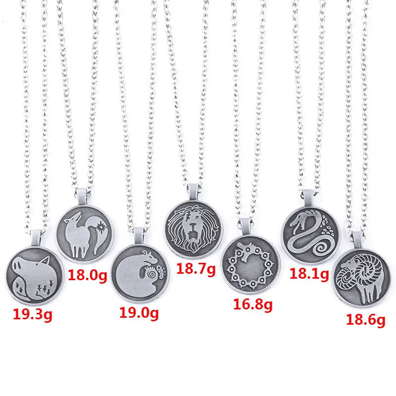 Карнавальный костюм в стиле аниме Семь смертных грехов щит ожерелья фелек Дракон