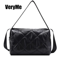 VeryMe PU Leather Shoulder Bag For Women Large Capacity Female Daily Handbag Soft Composite Womens Tote Bag Bolso Shopper Mujer