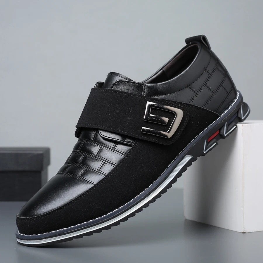

High Quality Big Size Casual Shoes Men Fashion Hot Sale Men Casual Shoes Slip On Breathable Black Casual Men Shoes Business