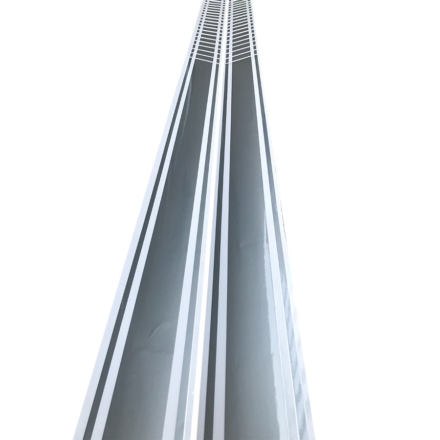 2 шт. градиентная боковая полоса Виниловая наклейка для автомобиля IVECO turbo