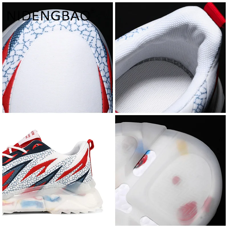 Men's Sports Shoes Fashion Sneakers Breathable Height Increasing Trend Casual Streewear Non Slip Zapatillas Hombre Men Chaussure