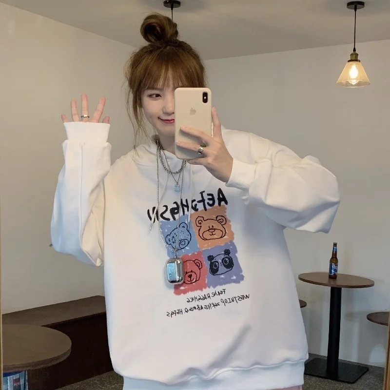 

Photo of Autumn Clothing New Thin Type Loose Cartoon Long Sleeve Bathroom Jum