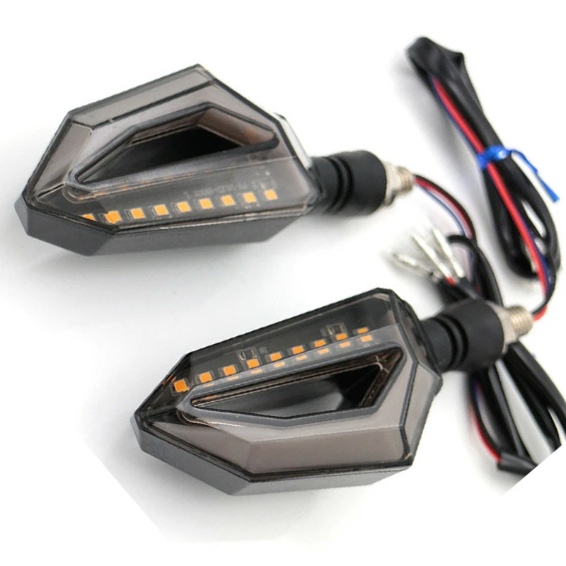 Универсальный 10 мм Мотоцикл 18 LED поворотные Сигнальные Огни мигалка Передняя