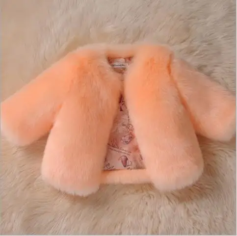 Пальто с мехом для девочек осенне зимняя куртка детей menina manteau hiver коллекция 2019