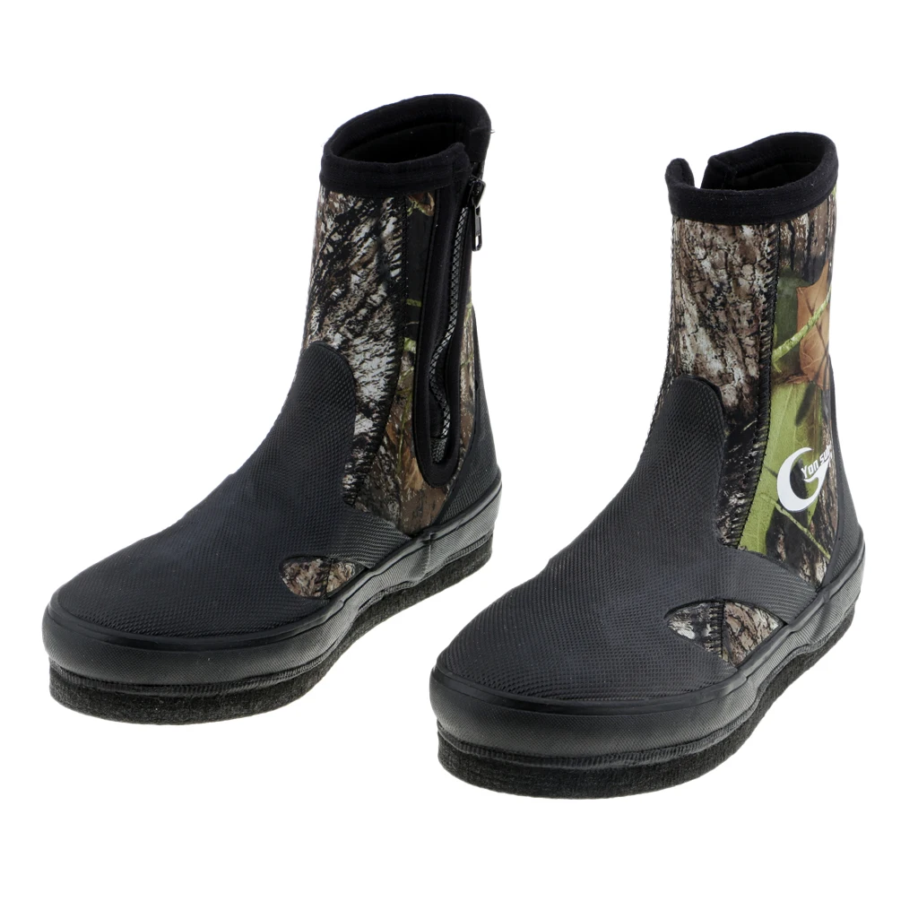 Неопреновая рыболовная обувь Нескользящая износостойкая теплая удобная для