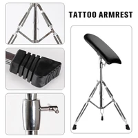 professional tattoo armrest stand adjustable height leg rest holder bracket foldable stainless steel arm bar pad tattoo supply