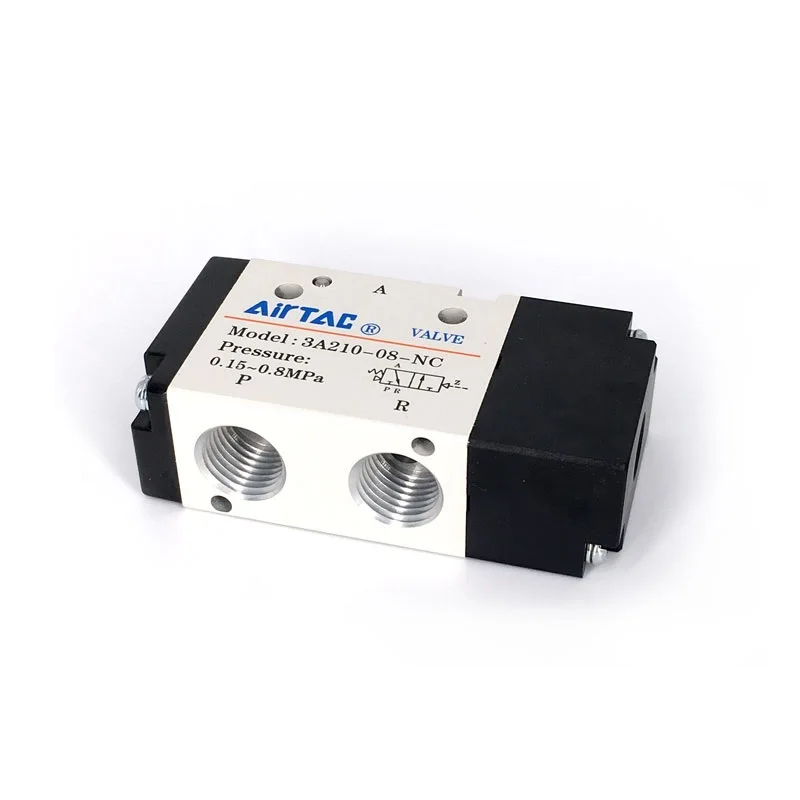 

AirTac Pneumatic Air Control Component 3A210-08/3A220-08/3A310-10/3A110-06 Solenoid Valve