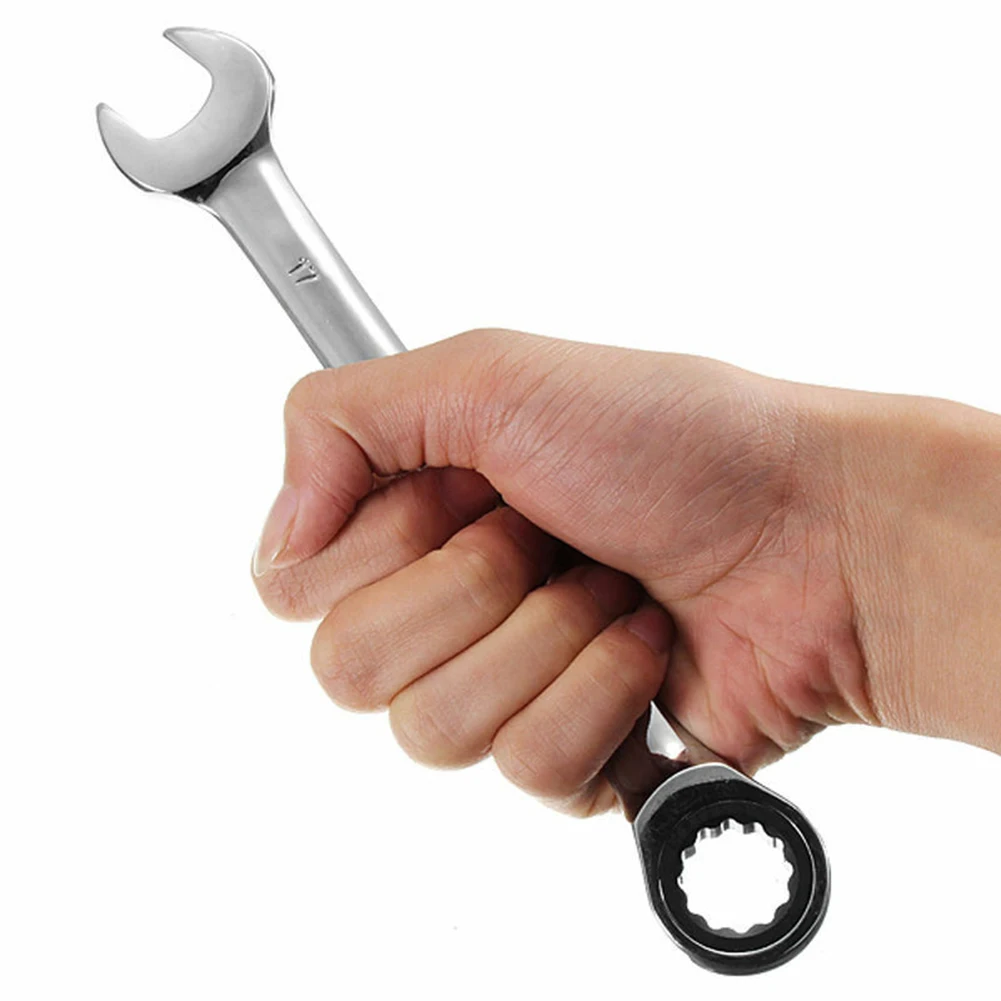 

6-24mm 72 Teeth Hand Garden Tool Wish Repairing Spanners Tools Ratcheting Home Combination Open-Ring Car Accessories