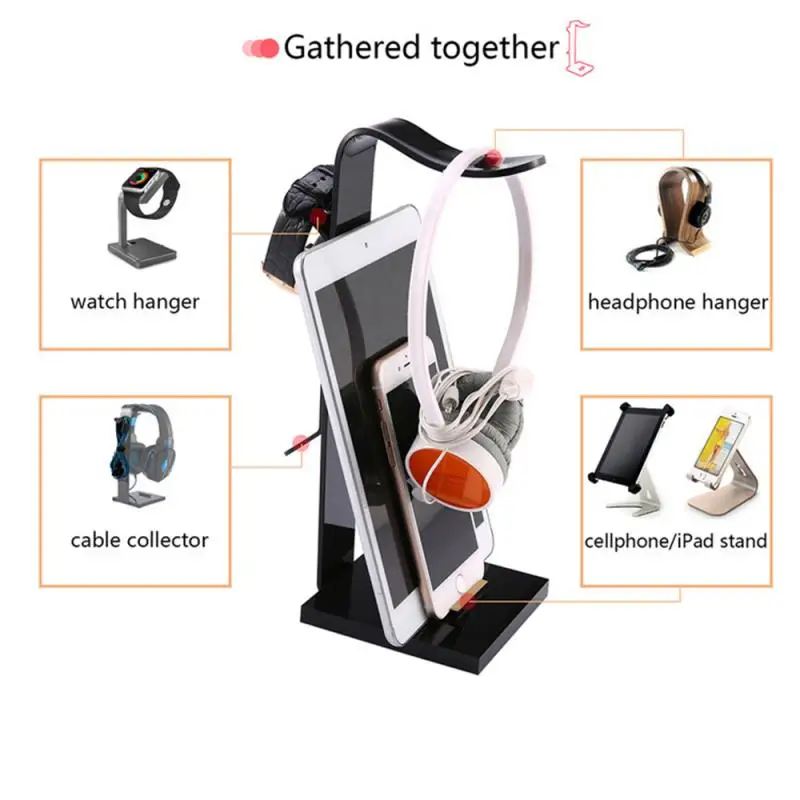 

Universal Headphone Stand Acrylic Headset Hanger Gaming Earphone Holder Display Bracket Rack Earphone Stand Holder 1PC