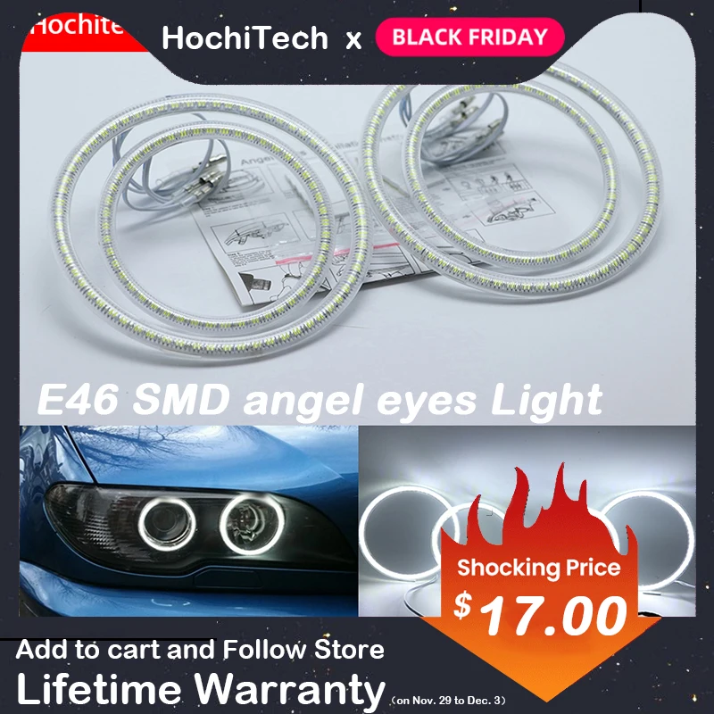 HochiTech для BMW E46 Ультраяркий светодиодный светильник с ксеноновым дисплеем