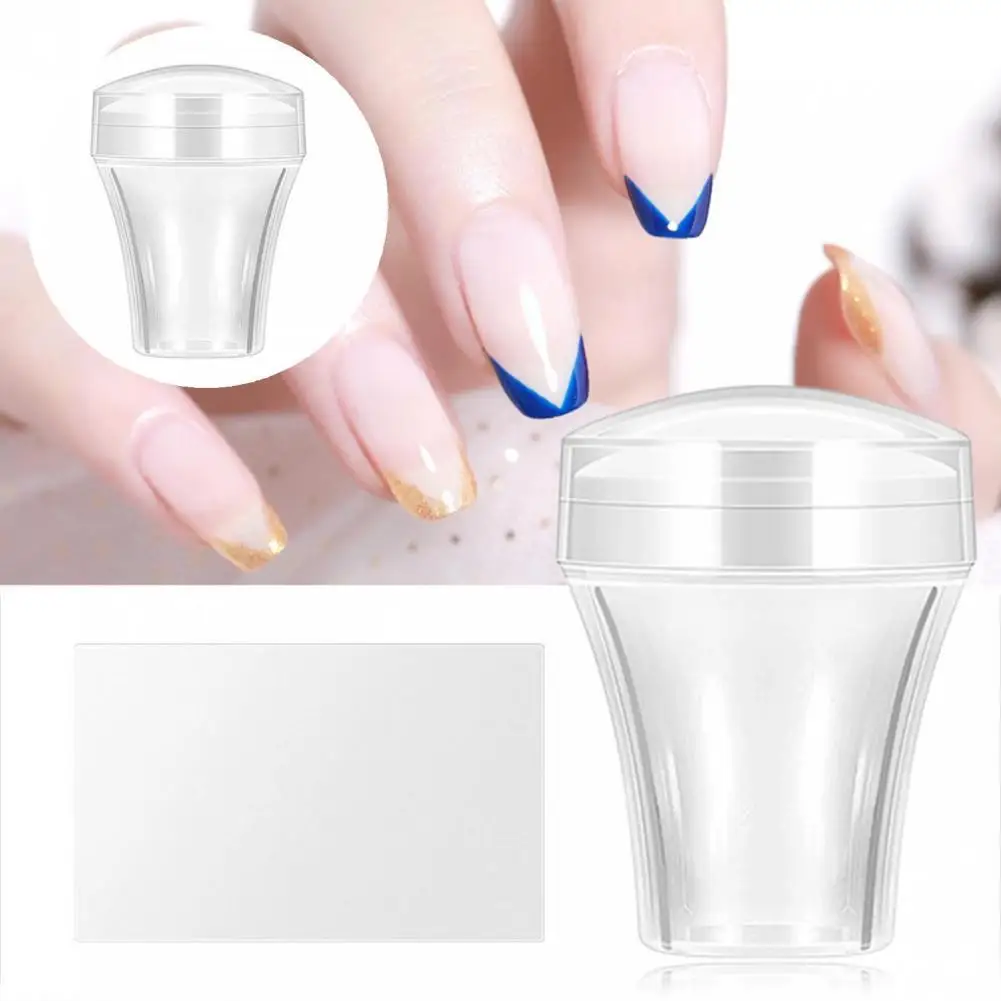 

Тонкий сенсорный многоразовый штамп для украшения ногтей для домашнего использования