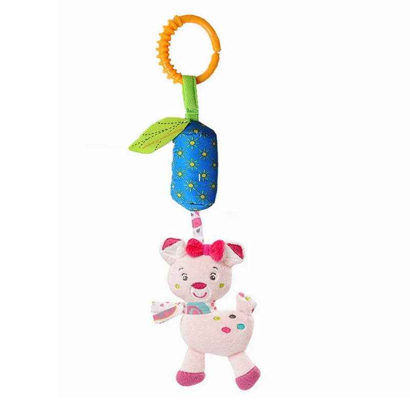 TOY200-3 Детская погремушка, игрушки для новорожденных, плюшевые игрушки животные, колокольчики, кукла, радио-няня, коляска, плюшевые детские игрушки 0-12 месяцев - Цвет: TOY200-3