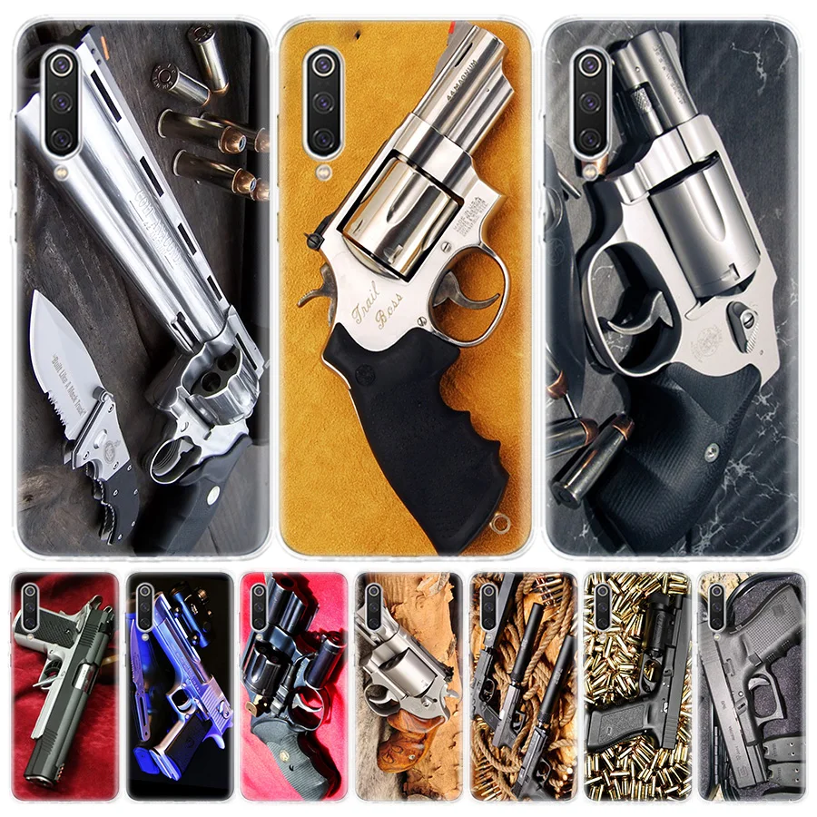 Pistolas Glock weapon gun BulletPhone Case For Redmi S2 Note 10 8T 8Pro 8 7 6 5 8A 7A 6A K20 Xiaomi MI F1 9 5X 6X pro li | Мобильные