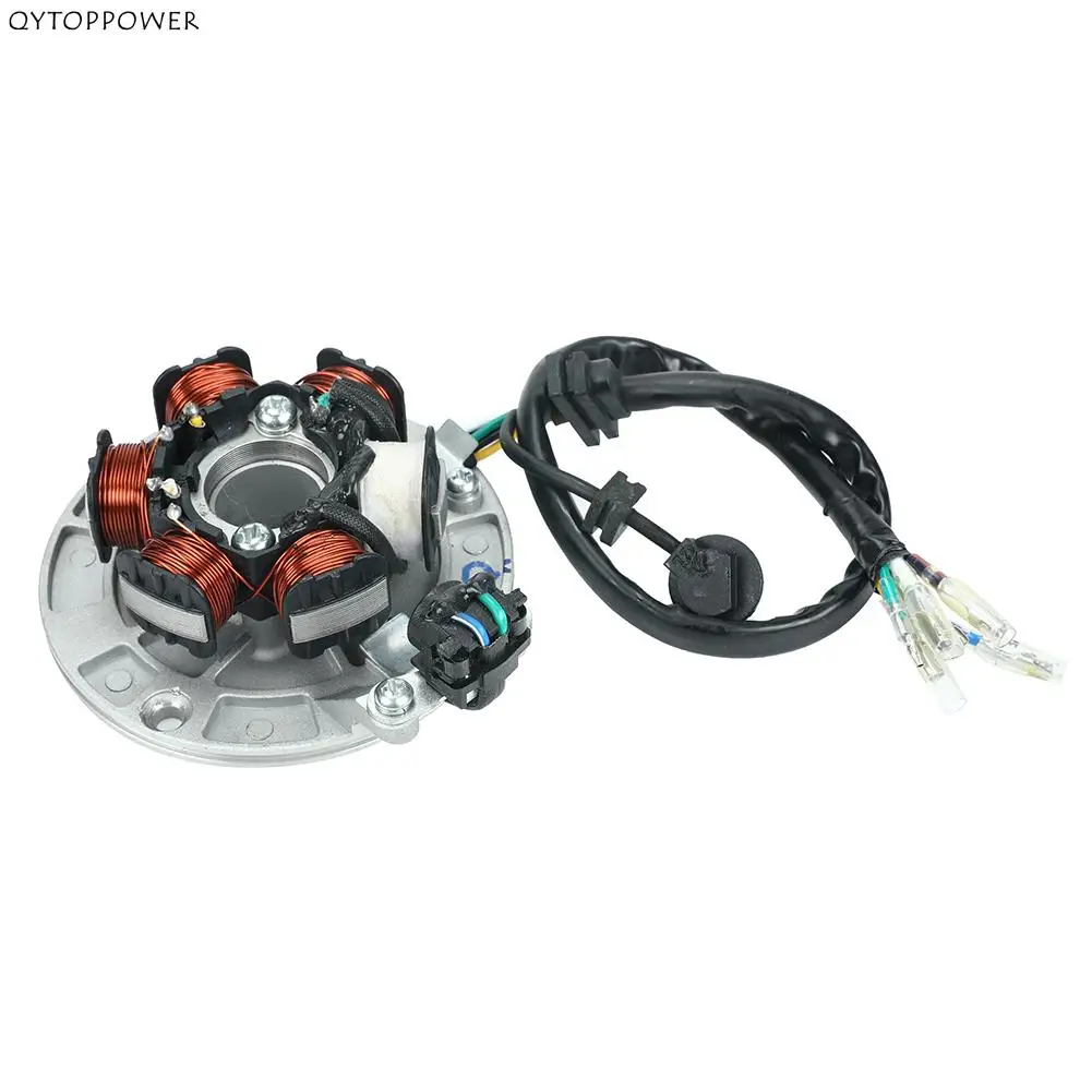 

Двигатель LF140, 6 катушек, статор зажигания для Lifan 140 140cc 1P55FMJ, горизонтальные стартерные двигатели, внедорожные велосипеды