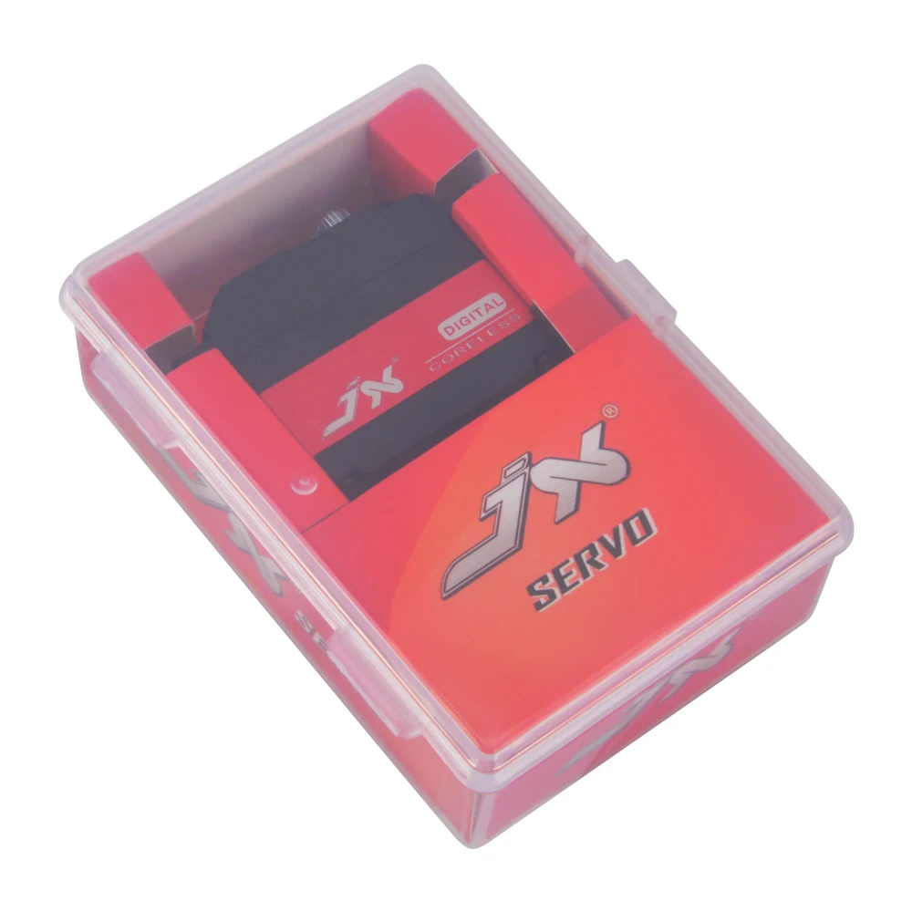 

RC Car JX PDI-6121MG 21KG 0.13sec High Precision Metal Gear Digital Hollow Cup Coreless Standard Servo for RC ModelCar airplane